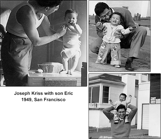 Joseph Kriss with baby Eric
